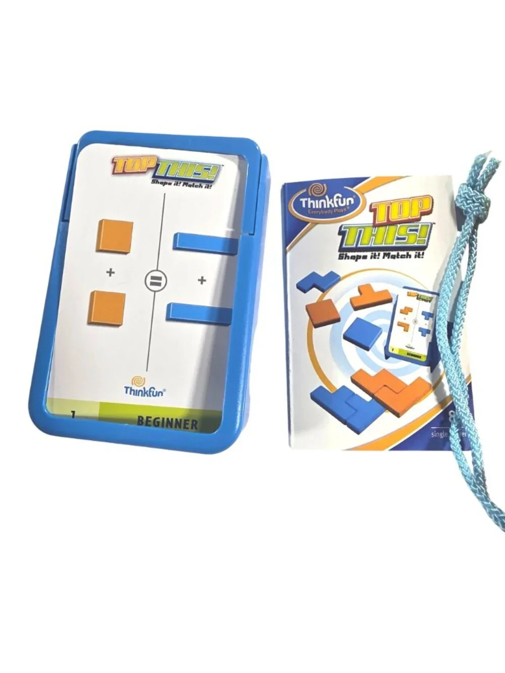 Thinkfun Top This Shape It Match It Puzzle Game 40 Challenge Cards